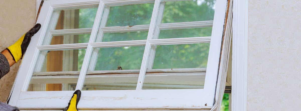 Cambio de ventanas en una vivienda