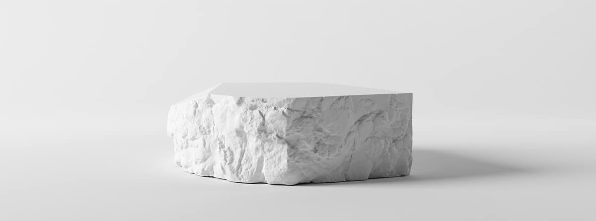 Piedra blanca de limpieza